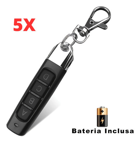 Kit 5x Controle Remoto Portão Alarme Copiador Duplicador Nf 0