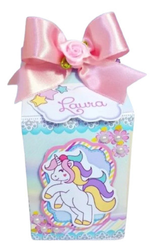 14 Cajitas Milk Box De Unicornio 0