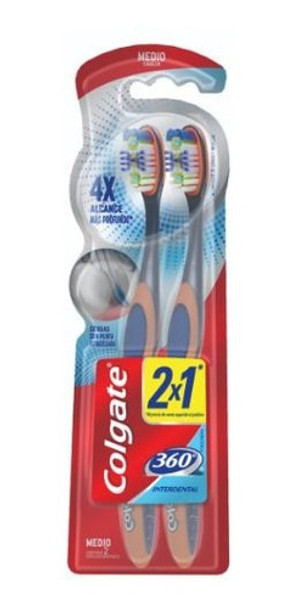 Cepillo Colgate 360 Inter X 2 0
