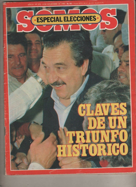 Revista * Somos * Especial El Triunfo De Alfonsin Año 1983 0