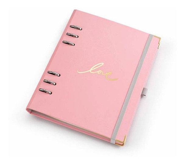 Planner Argolado A5 Otima Pink Stone Gm Rosa 49096 29151 0