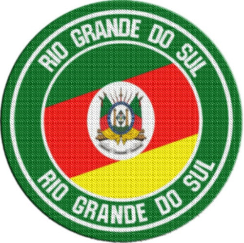 Parche Escudo Circular Brasil Rio Grande Do Sul 0