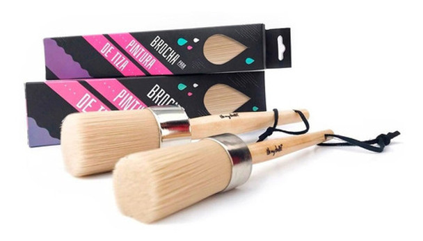 Brocha Redonda Oh My Chalk! Chica Pintura Tiza Pincel 0