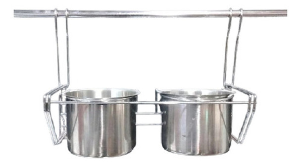 Porta-cubierto Doble Para Barra 0