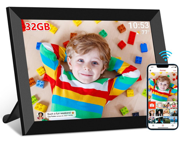 Marco De Fotos Wifi De 254 Cm Con Pantalla Táctil Hd Ips De 0