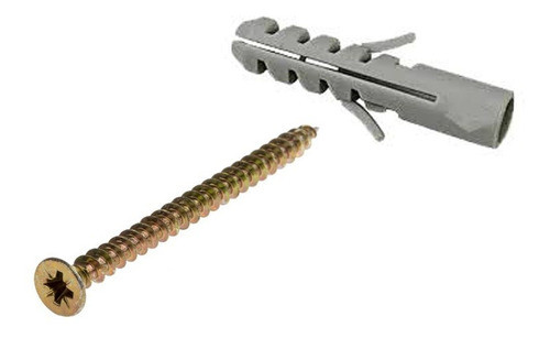120taco Fisher Nylon 6mm Para Pared Con Tornillo 20x35 0
