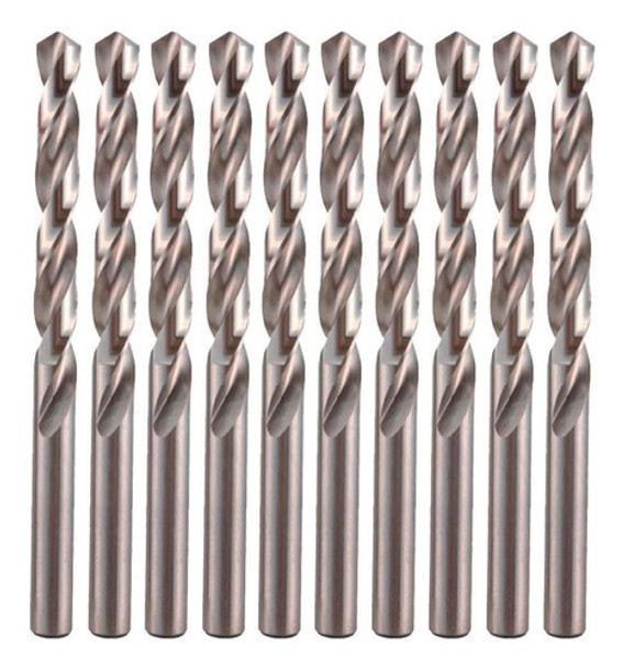 10 Brocas 5,25x86mm Aço Rápido Hss Para Metal Makita D-06389 0
