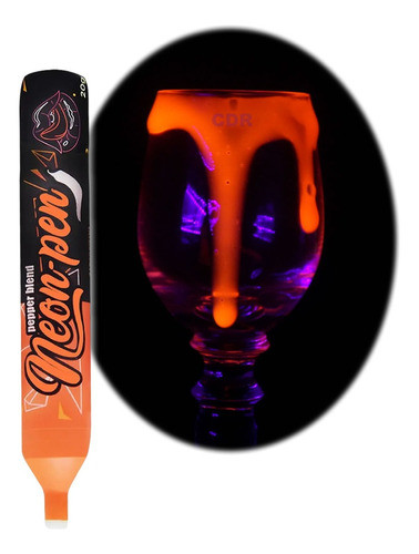 Caneta Comestível Neon Pen Pitaya Pepper Blend Fluor Drink 0