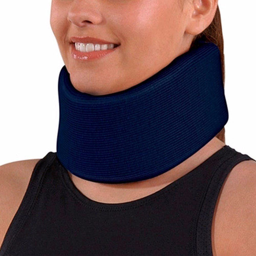 Colar Cervical De Espuma Leve Azul Mercur - G 0