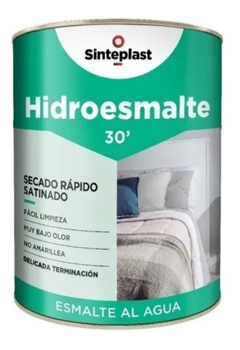 Recuplast Hidroesmalte Blanco Satinado X 4 Lts - Kromacolor 0
