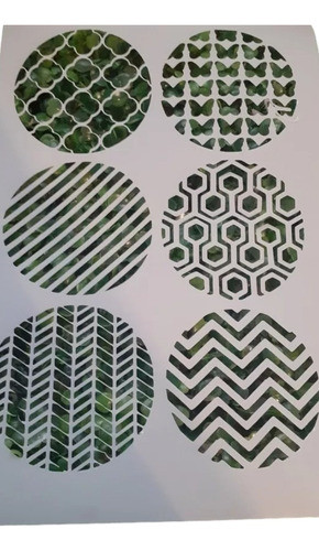 Stencil Circulos Decorativos 0