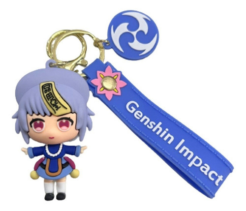 Llavero De Goma Genshin Impact - Qiqi 0