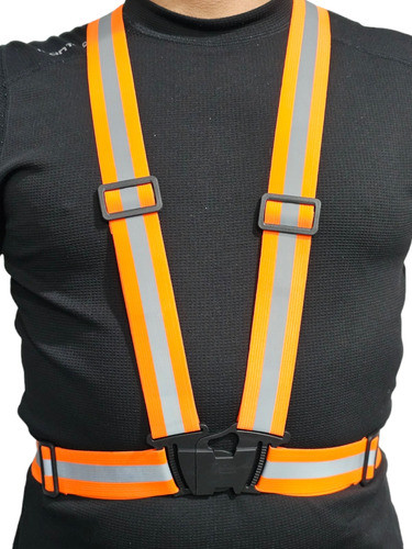 Combo X5 Chalecos Bandolero Refractario Naranja Fluor 0