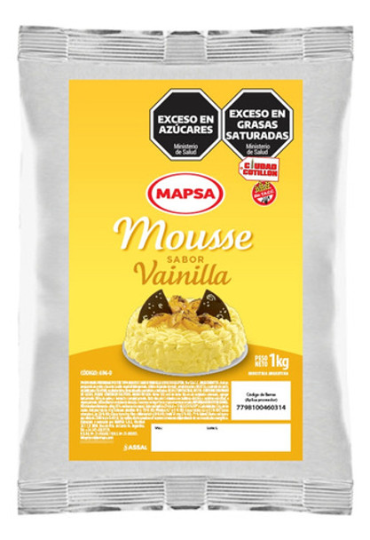 Mousse Vainilla Mapsa 1 Kg - Ciudad Cotillón - Envíos 0 Mousse Vainilla Mapsa 1 Kg - Ciudad Cotillón - Envíos 0