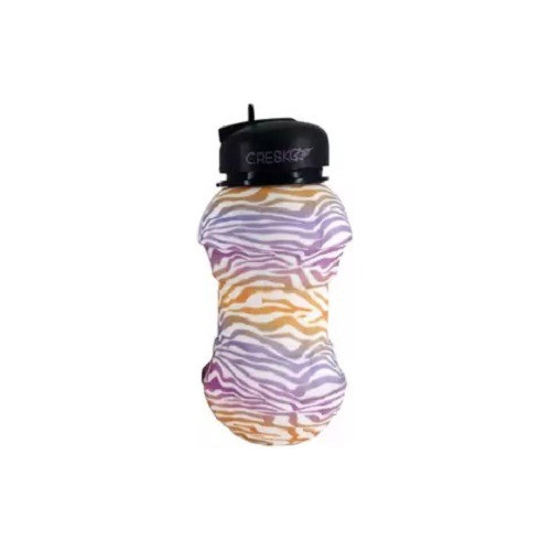 Botella Silicona Plegable Animal Print 520 Ml Cresko 0