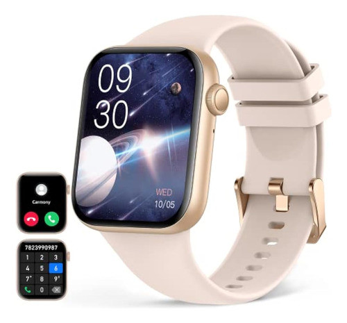 Hoetek Reloj Inteligente Con Función De Llamada, 0