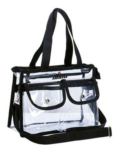 Bolso Transparente Con Cremallera, Ideal Para Guardar Maquil 0