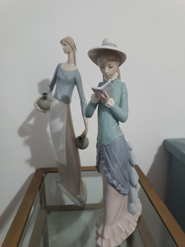 Par De Muñecas Lladró De Porcelana 0