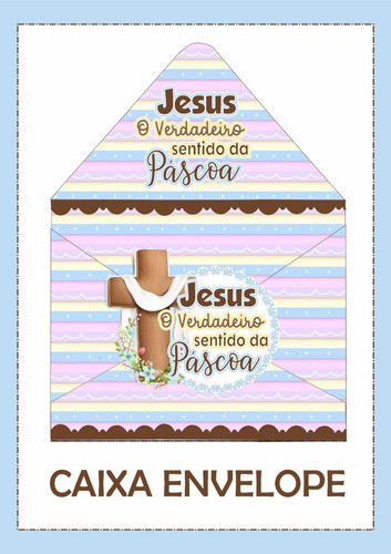 Kit Arquivo Digital Páscoa Caixa Envelope Mini Caixa 0