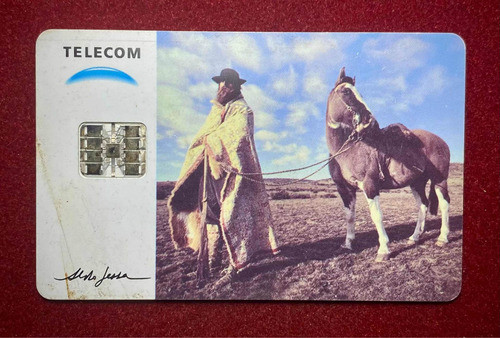 Tarjeta Telefónica Colección Aldo Sessa Gaucho Santa Cruz 0