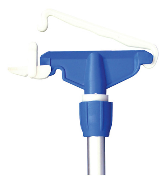 Garra Haste Plástica Tipo Euro C/ Cabo Fosco Azul Bralimpia 0