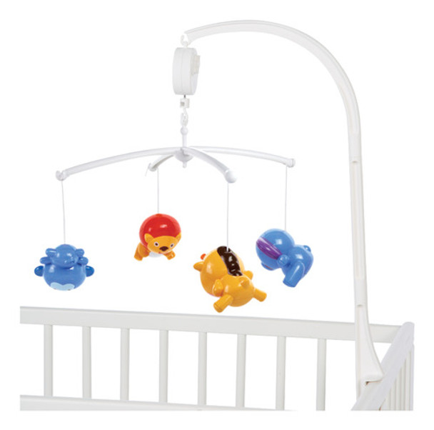 Móbile Musical Giratório Para Berço De Bebê Zoo - Maxi Baby 0