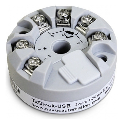Transmisor De Temperatura Para Cabezal Novus - Txblock-usb 0
