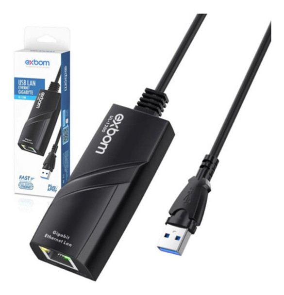 Adaptador Usb 3.0 Lan Rede Gigalan Ethernet 10/100/1000 Mac 0