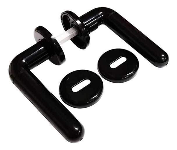 Manija Picaporte Plástico Negro Redondo Selfix 104 0