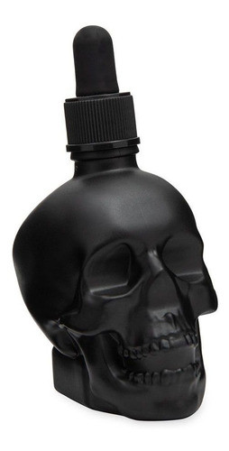 Garrafa De Bitter Caveira Conta Gotas Preta 60ml 0