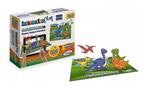 Quebra-cabeça Interactive Play Fofossauros Xalingo 0