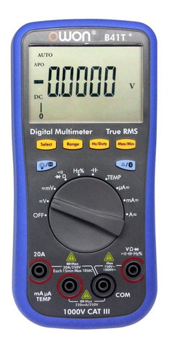 Multímetro Tester Digital+registrador Owon Bluetooth B-41t+ 0