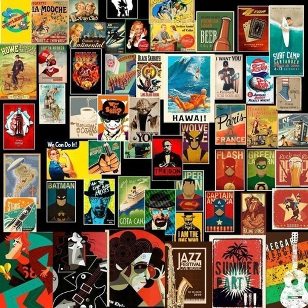 Diseños Plantillas Para Carteles Vintage!! 0