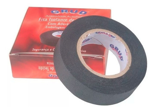 Fita Isolante De Tecido Pano Chicote 19mm X 10mts - 10 Rolos 0