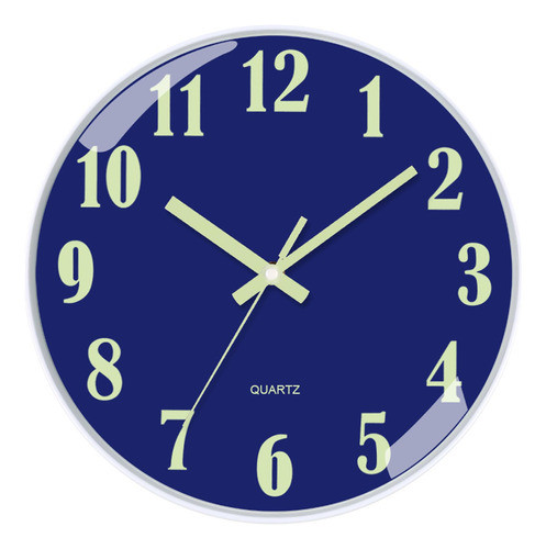 Hzdhclh Reloj De Pared Luminoso, Funciona Con Pilas, Reloj D 0