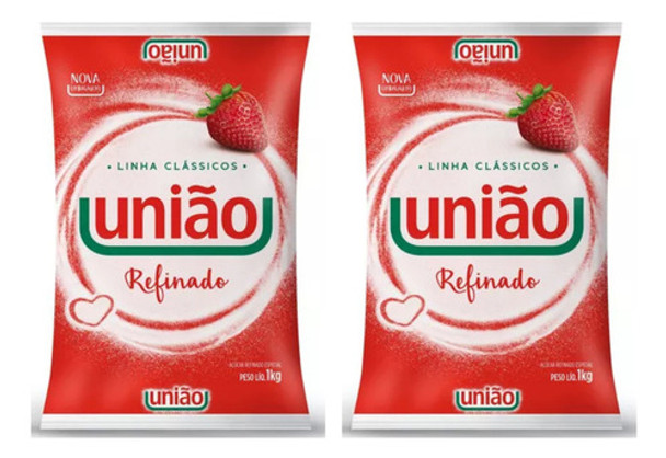 União Açúcar Refinado 1kg Kit 2unidades 0 União Açúcar Refinado 1kg Kit 2unidades 0
