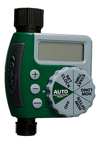 Temporizador De Riego De Manguera De Salida Única, 1, Verde 0
