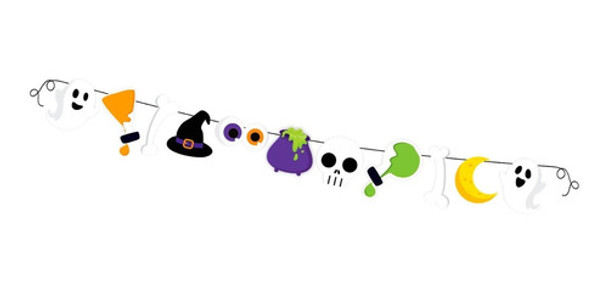 Faixa Decorativa - Halloween Divertido 0