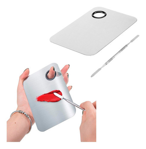 Paleta Mezcladora De Maquillaje  Incluye Espátula 0