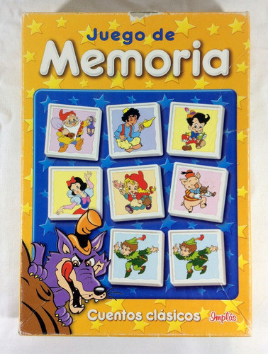 Juego De Memoria Cuentos Clasicos Implas Completo Usad Boedo 0
