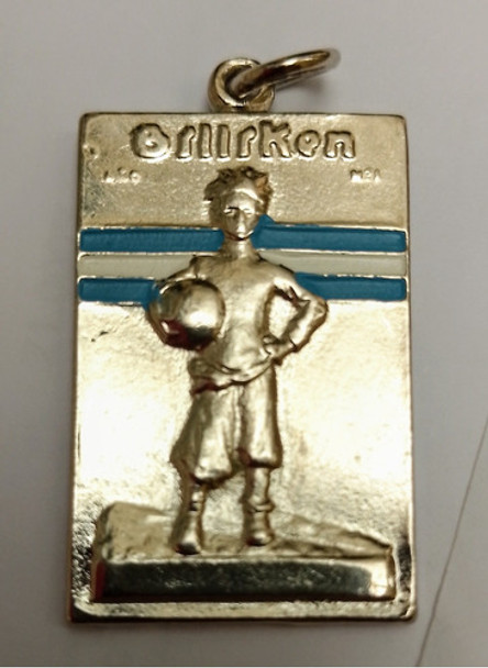 Antigua Medalla Billiken Campeonatos Escolares 1950 Plateada 0