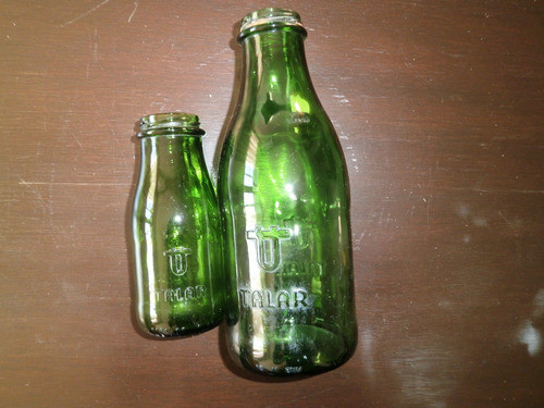 2 Botellas Talar Verde Una Grande Una Chica, Hay Más En Stok 0