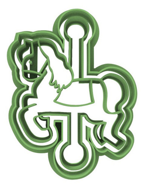 085 Caballo Carrusel Feria Cortante Para Galletitas 0