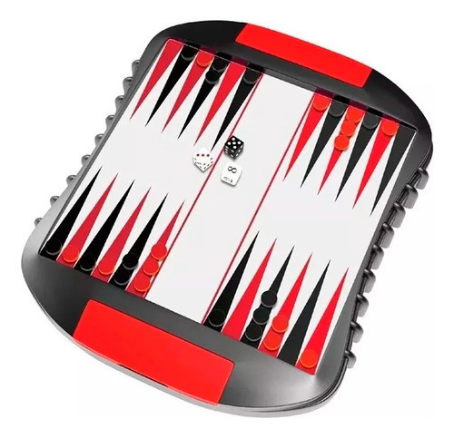 Juego De Mesa Clásico Backgammon Magnético En Caja Infantil 0