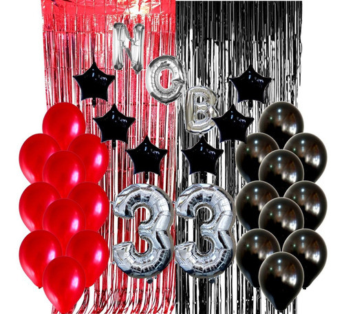 Combo Kit Globos Deco Fiesta Newells 0