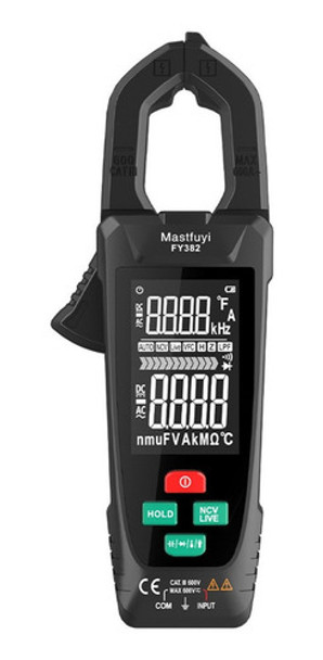 Pinça Inteligente Mastfuyi Fy382 True Rms 9999 Contagens 0