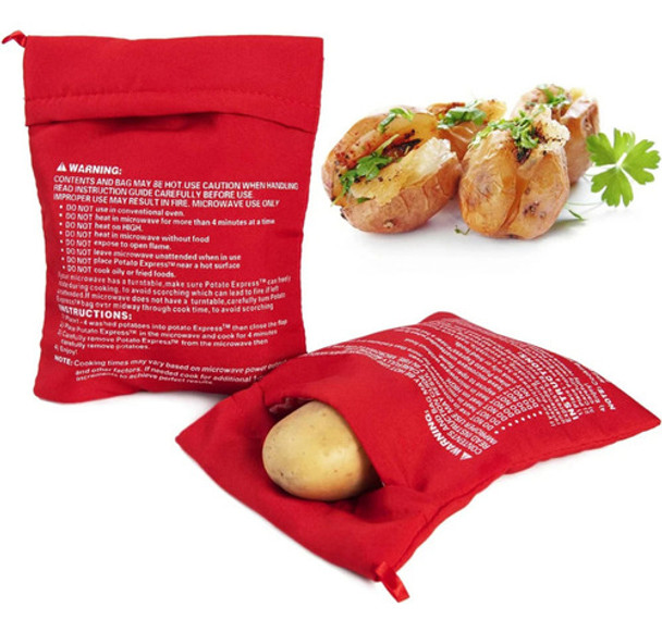 Saco Para Assar Batatas No Microondas Top Chef Praticidade 0 Saco Para Assar Batatas No Microondas Top Chef Praticidade 0