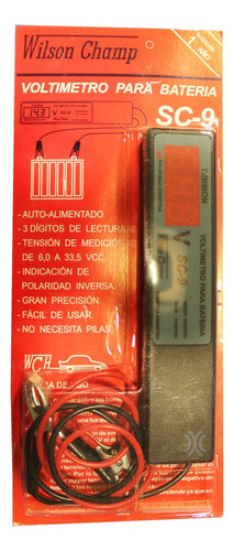 Voltimetro Autoalimentado 35v Wilson Champ 0