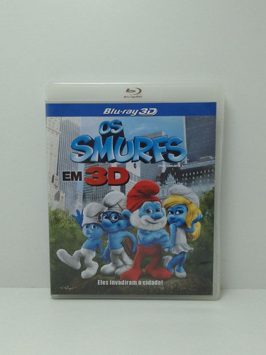 Blu-ray 3d Os Smurfs - Original 0