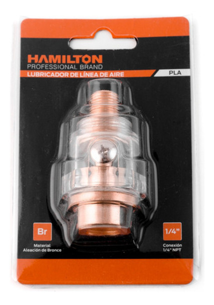 Lubricador Para Herramientas Neumaticas Enc 1/4 Hamilton Pla 0